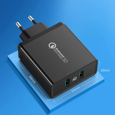 UGREEN USB-A Gyorstöltő Hálózati Adapter 18W - Fekete