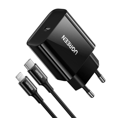 UGREEN USB-C Gyorstöltő hálózati Adapter 20 W - Fekete