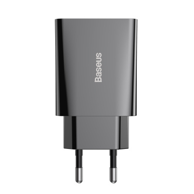 Baseus Speed Mini USB-C Gyorstöltő Hálózati Adapter 20W - Fekete