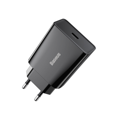 Baseus Speed Mini USB-C Gyorstöltő Hálózati Adapter 20W - Fekete
