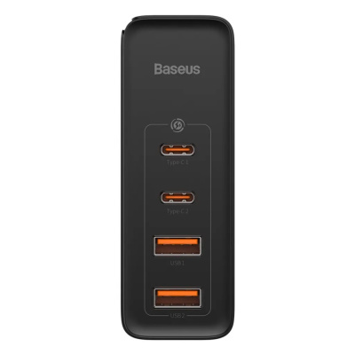 Baseus GaN2 Pro USB + USB-C Gyorstöltő Hálózati Adapter 100W - Fekete