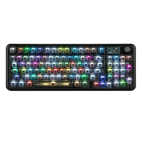 AULA NB98 Vezeték Nélküli Mechanikus Gamer Billentyűzet - Átlátszó