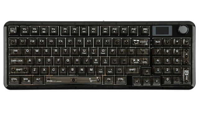 AULA NB98 Vezeték Nélküli Mechanikus Gamer Billentyűzet - Átlátszó