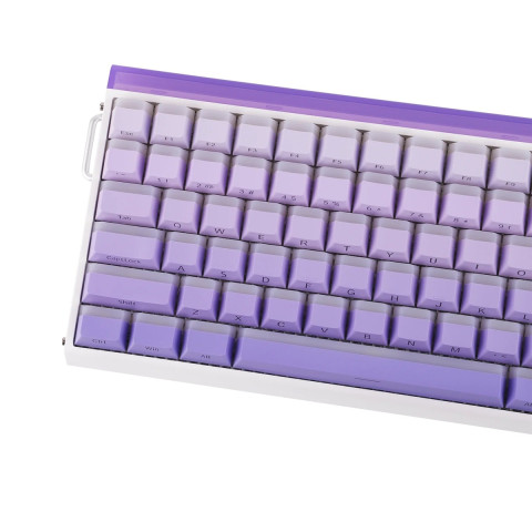 AULA HERO84 HE Magnetic Switch Mechanikus Gamer Billentyűzet - Halványlila