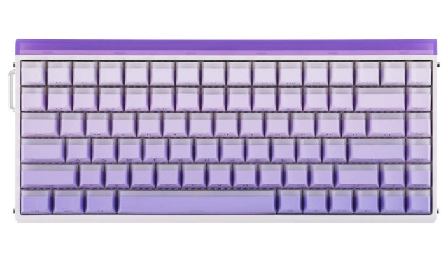 AULA HERO84 HE Magnetic Switch Mechanikus Gamer Billentyűzet - Halványlila