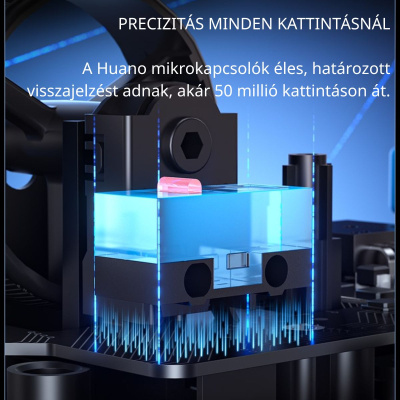 AULA SC380 Pro Tri-Mode Vezeték Nélküli Gamer Egér + Dokkoló - Fekete