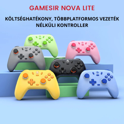 GameSir Nova Lite Vezeték Nélküli Kontroller - Kék