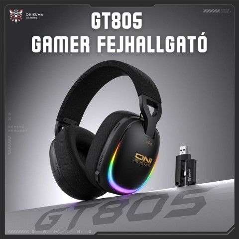 Onikuma GT805 4-Mode Vezeték Nélküli Gamer Headset