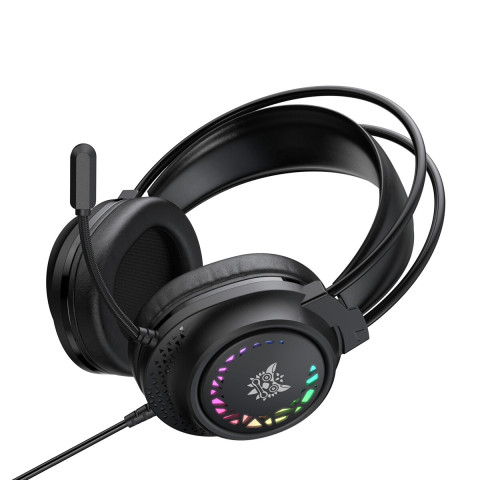 Onikuma X92 RGB Gamer Fejhallgató - Fekete