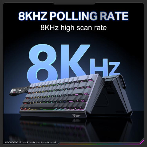 Onikuma G69 Magnetic Switch Gamer Billentyűzet - Fekete