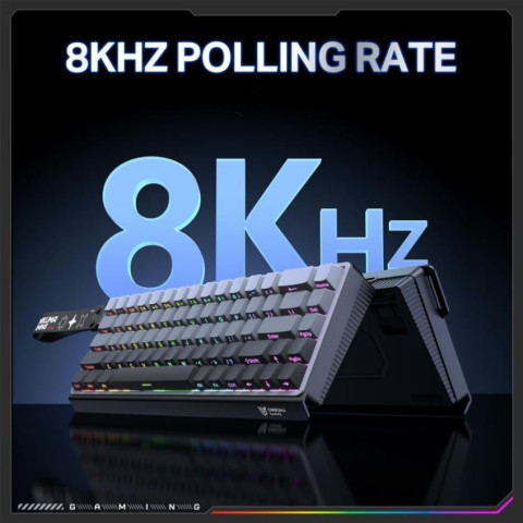 Onikuma G69 Magnetic Switch Gamer Billentyűzet - Fekete