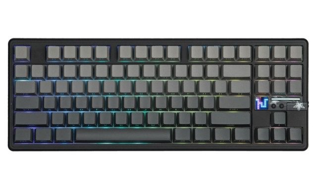 AULA F87 PRO V2 Vezeték Nélküli Mechanikus Gamer Billentyűzet - Fekete