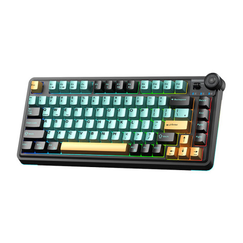 AULA AU75 Tri-Mode Vezeték Nélküli Mechanikus Gamer Billentyűzet