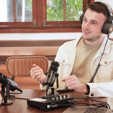 MAONO PD400X USB/XLR Dynamic Streamer/Podcast Mikrofon - Fekete