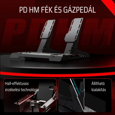 PXN-V10 Ultra - Gamer Kormány Szett (PC / PS4 / Xbox One / Xbox Series X/S)