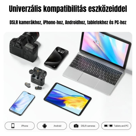 MAONO Wave T5 Csiptethető Vezeték Nélküli Zajszűrős Mikrofon Kit