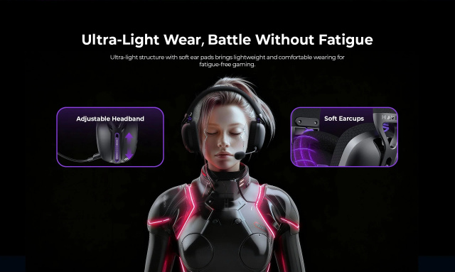 Havit Fuxi-H3 Plus Five-Mode Gamer Fejhallgató