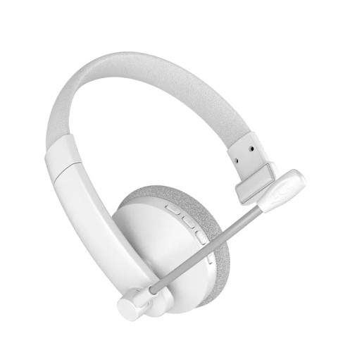 Meetion BTH002 Bluetooth Call Center Fejhallgató - Fehér