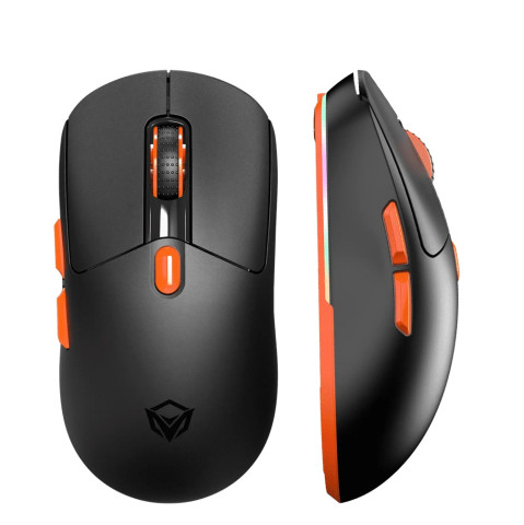 Meetion GW38 Tri-Mode Vezeték Nélküli Gamer Egér Dokkolóval - Fekete