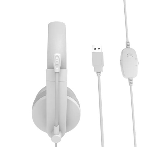 Meetion HP003U USB Headset - Fehér