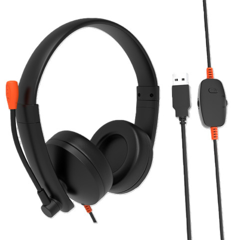 Meetion HP003U USB Headset - Fekete