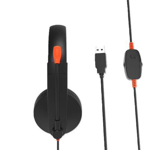 Meetion HP003U USB Headset - Fekete