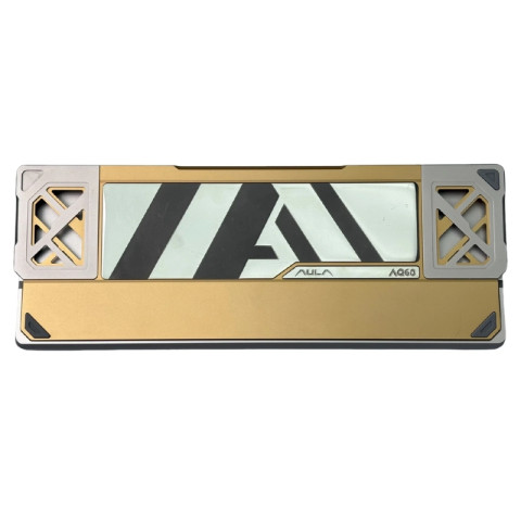 AULA AG60 PRO eSport Magnetic Switch Mechanikus Gamer Billentyűzet - Ezüst-Átlátszó
