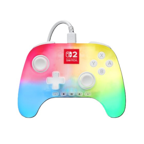 PowerA Advantage Nintendo Switch 2 vezetékes kontroller Lumectra - Fehér