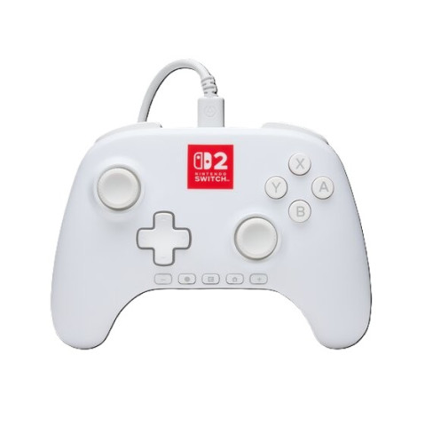 PowerA Advantage Nintendo Switch 2 vezetékes kontroller Lumectra - Fehér