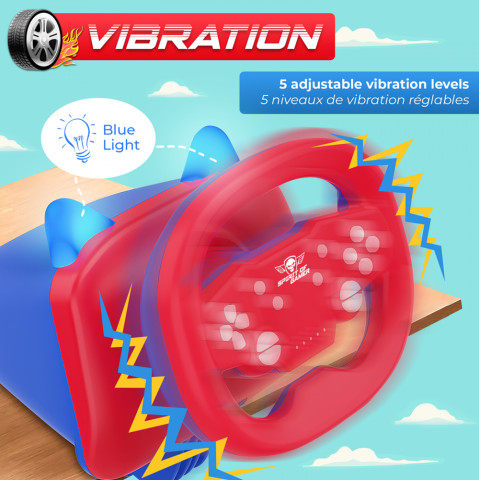 Spirit of Gamer RACE WHEEL PRO AIR - Gamer Kormány - Fekete