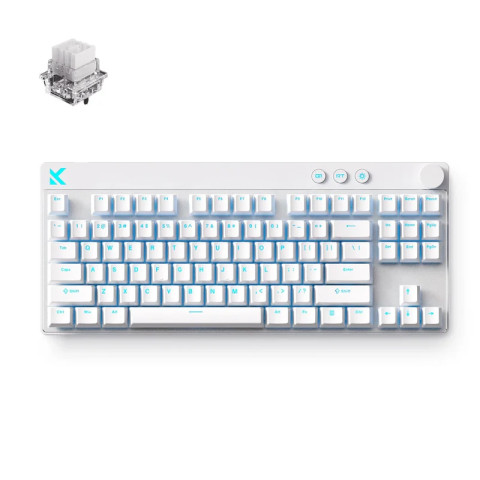 MCHOSE Mix 87 Hall Effect Magnetic Switch Mechanikus Gamer Billentyűzet 8K
