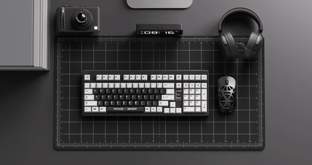 MCHOSE x Unbox Therapy UT99 Tri-Mode Vezeték Nélküli Mechanikus Gamer Billentyűzet