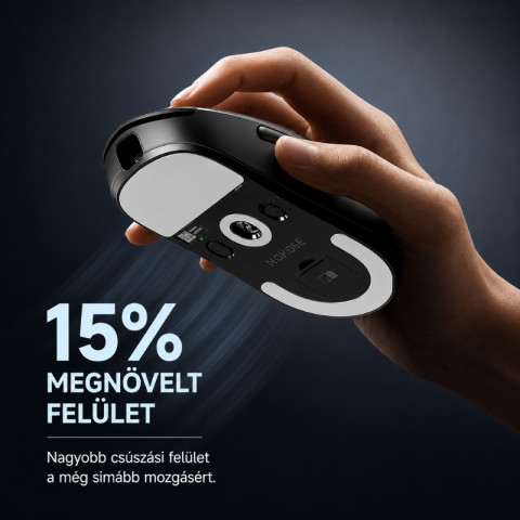 MCHOSE A5 V3 Ultra Light Tri-Mode 8K Vezeték Nélküli Gamer Egér