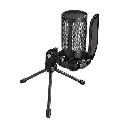 Fifine A6V Ampligame kondenzátoros mikrofon, fekete