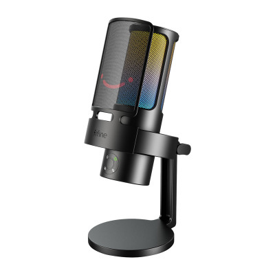 Fifine AmpliGame A8 USB kondenzátor mikrofon, fekete