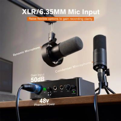 Fifine AmpliTank Ampli1 USB Audio Interface