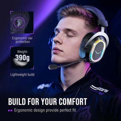 Fifine H13 vezetékes gamer headset 7.1 fekete