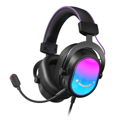 Fifine H16 vezetékes 7.1 gamer headset fekete