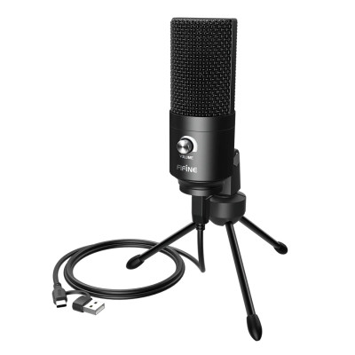 Fifine K669B USB Kondenzátor Mikrofon, Fekete