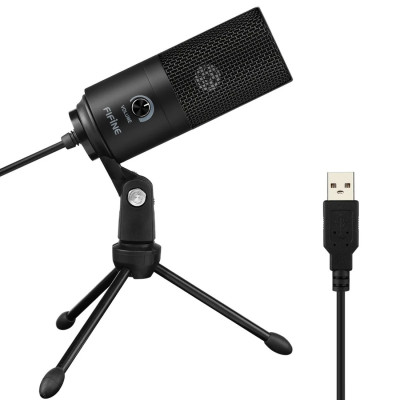 Fifine K669B USB Kondenzátor Mikrofon, Fekete