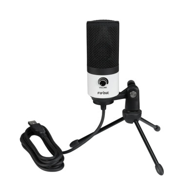 Fifine K669W USB Kondenzátor Mikrofon, Fehér
