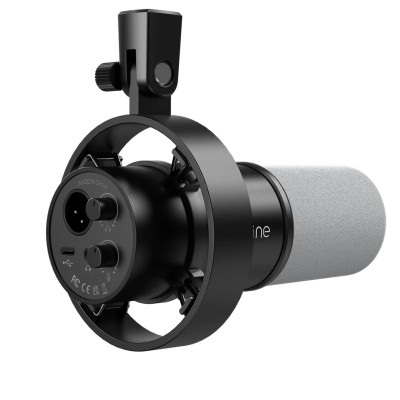 Fifine K688 USB/XLR dinamikus mikrofon, fekete