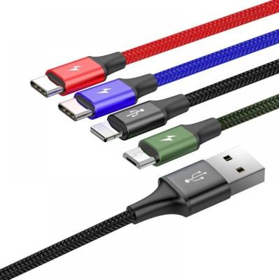 Baseus 4-in-1 kábel 1.2m