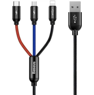 Baseus 3-in-1 kábel 1.2m