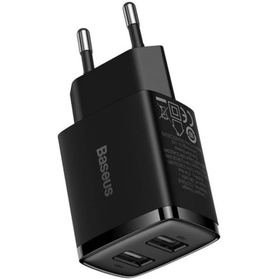 Baseus Compact 10.5W 2xUSB hálózati töltő