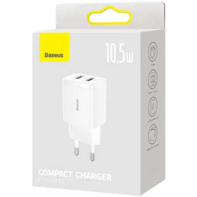 Baseus Compact Charger 2U 10.5W