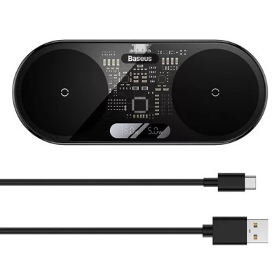 Baseus 2-in-1 vezeték nélküli töltő 20W