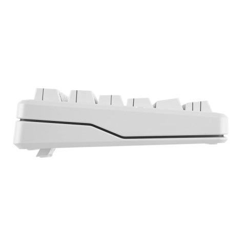 AULA F87 PRO V2 Vezeték Nélküli Mechanikus Gamer Billentyűzet - Fehér Contour