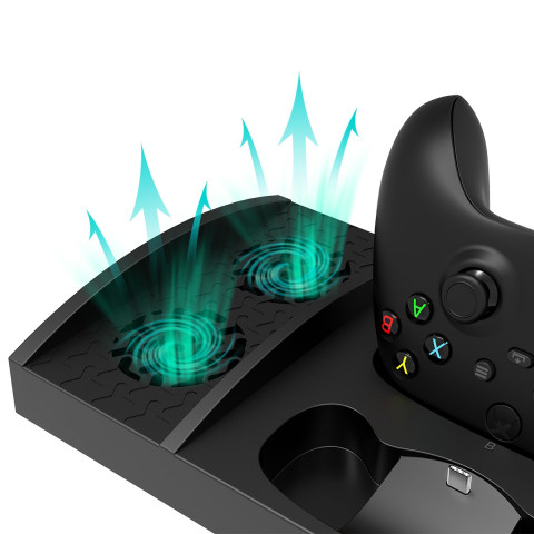 IPega XBS013 Xbox Series S Multifunkciós Állvány RGB + 2 db 1400mAh Akkumulátor