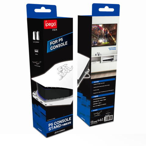 iPega PG-P5032 Horizontális Playstation 5 Tartóállvány Beépített USB HUB